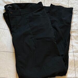 Arcteryx Black Technical Hiking Pants Size 12 Lightweight Quick Dry Trendy